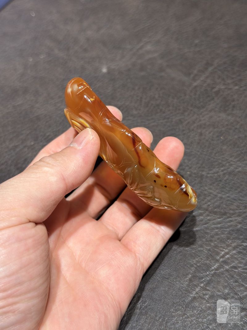 清 玛瑙玉器一组六件 - 图6